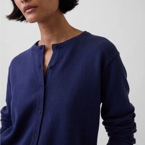GAP | Dark Navy Button Front Cardigan Sweater